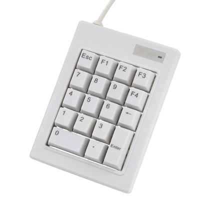 DX-18A 18-keys USB Wired Mechanical Black Shaft Mini Numeric Keyboard, DX-18A