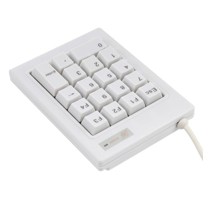 DX-18A 18-keys USB Wired Mechanical Black Shaft Mini Numeric Keyboard, DX-18A