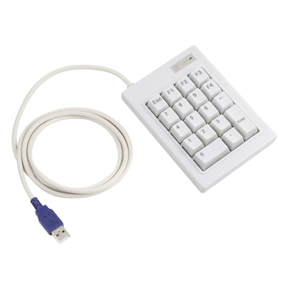 DX-18A 18-keys USB Wired Mechanical Black Shaft Mini Numeric Keyboard, DX-18A