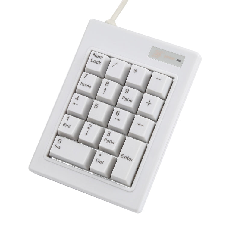 DX-18B 18-keys USB Wired Mechanical Black Shaft Mini Numeric Keyboard, DX-18B