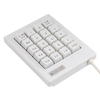 DX-20A 20-keys USB Wired Mechanical Black Shaft Mini Numeric Keyboard, DX-20A