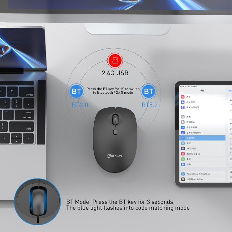 MKESPN 859 2.4G Charging Version Wireless Mouse