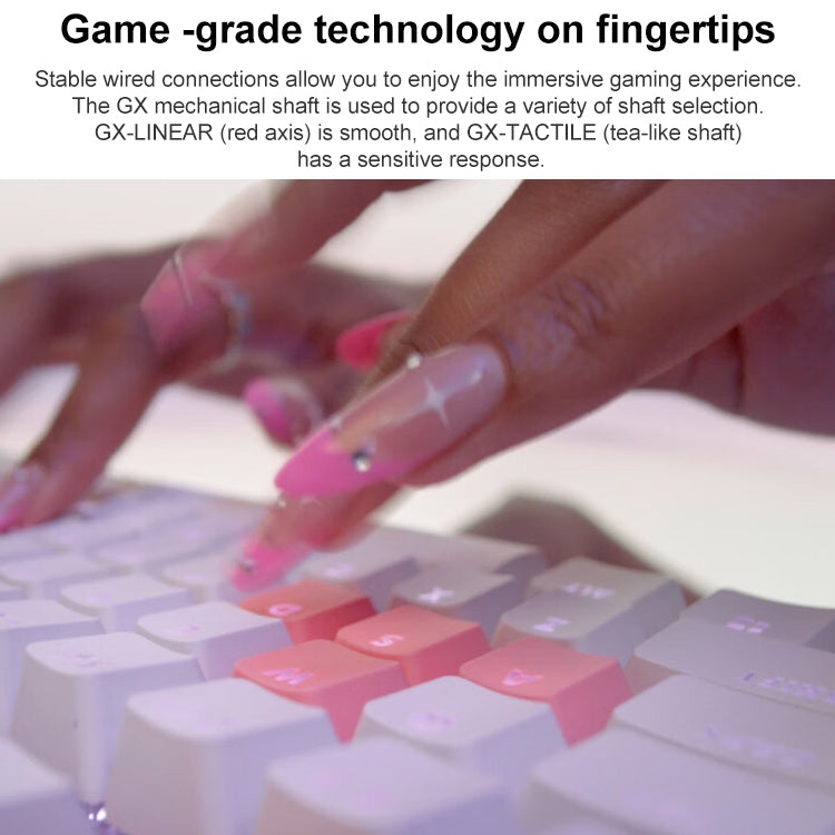 Logitech Aurora G713 RGB Wired Game E-sports 87-key Mechanical Keyboard with Palm Support, Tea Shaft, Tea Shaft