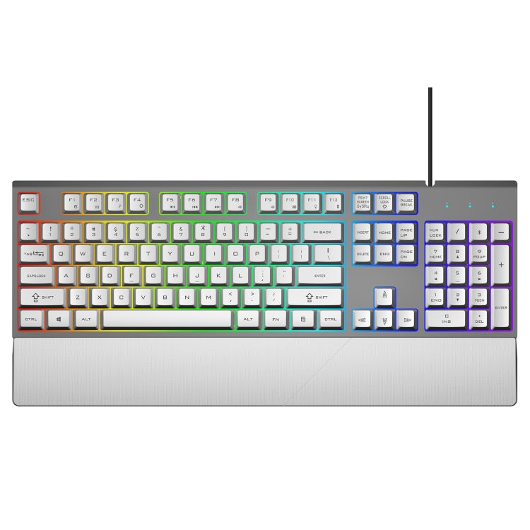 GK60 Metal Panel Dazzling Competitive Keyboard with Hand Holder