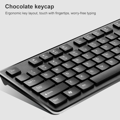 ZGB 8810 Mute Wireless Keyboard + Mouse Set, 8810 (Black), 8810 (White)