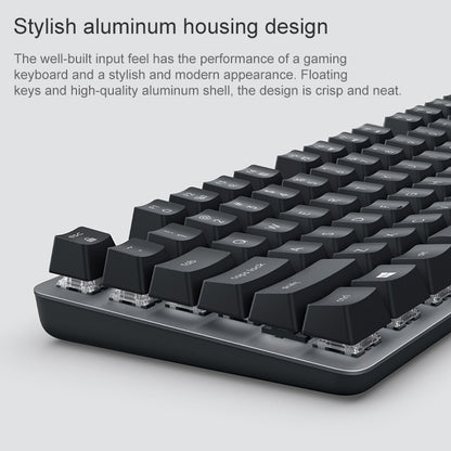 Logitech K835 Mini Mechanical Wired Keyboard, Green Shaft, Green Shaft