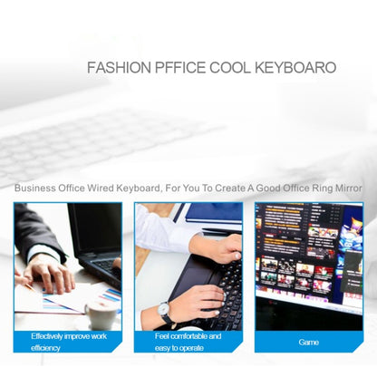 ZGB G21 104 Keys USB Wired Mechanical Feel Colorful Backlight Office Computer Keyboard Gaming Keyboard