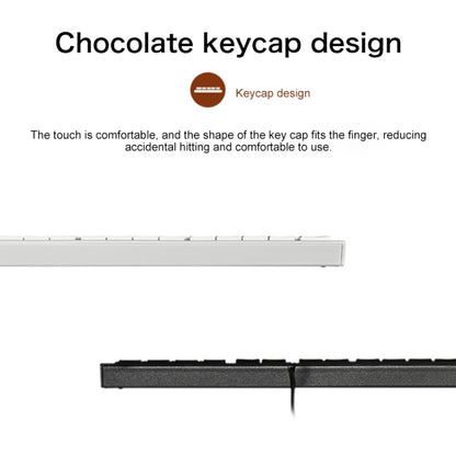 Lenovo K5819 Office Simple Ultra-thin Wired Keyboard, K5819 (Black)