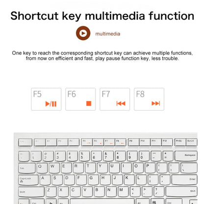 Lenovo K5819 Office Simple Ultra-thin Wired Keyboard, K5819 (Black)