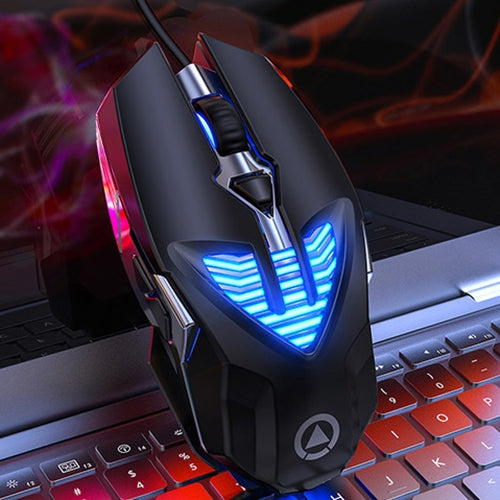 YINDIAO G4 3200DPI 4-modes Adjustable 7-keys RGB Light Programmable Wired Gaming Mouse