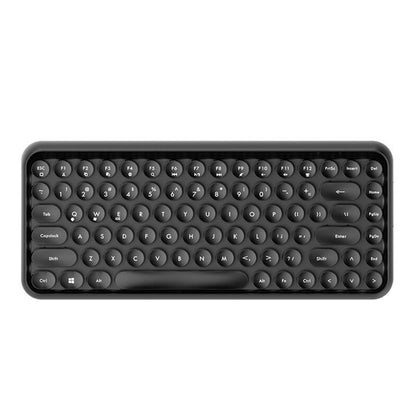 Ajazz 308I Tablet Mobile Phone Computer Household Office Wireless Keyboard, Black