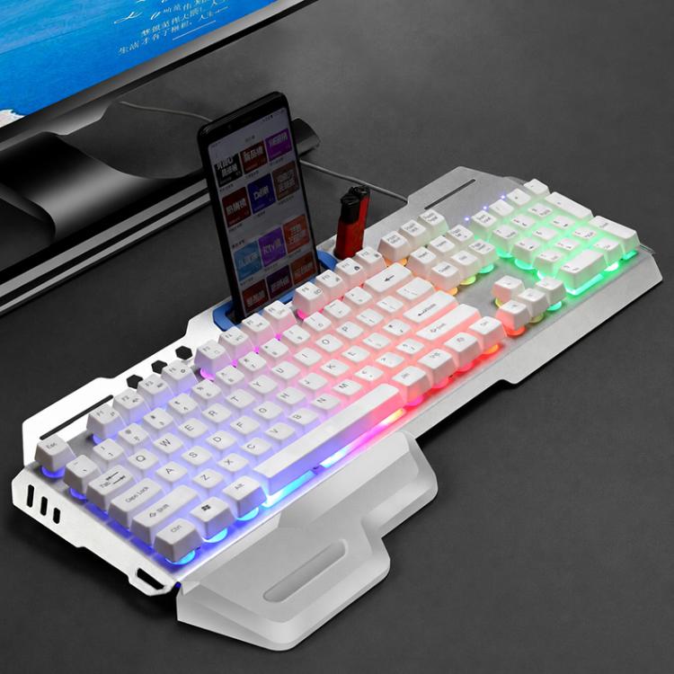 SHIPADOO GK70 Wired RGB Floating Detachable Hand Rest Gap Rainbow Translucent Gaming Keyboard, Gap Rainbow Translucent (Black), Gap Rainbow Translucent  (White)