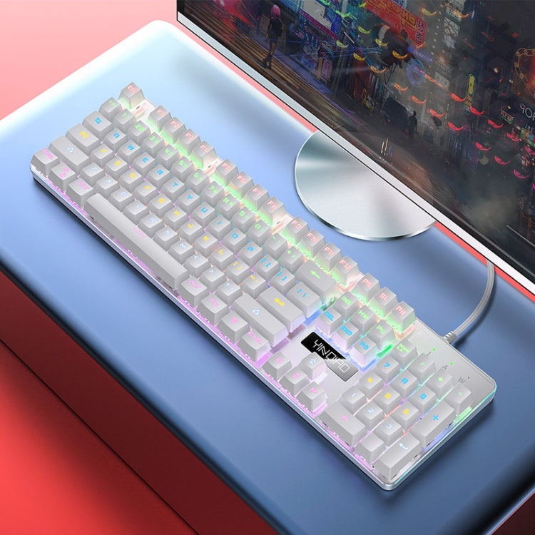 YINDIAO ZK-3 USB Mechanical Gaming Wired Keyboard, Black Shaft, Black Shaft