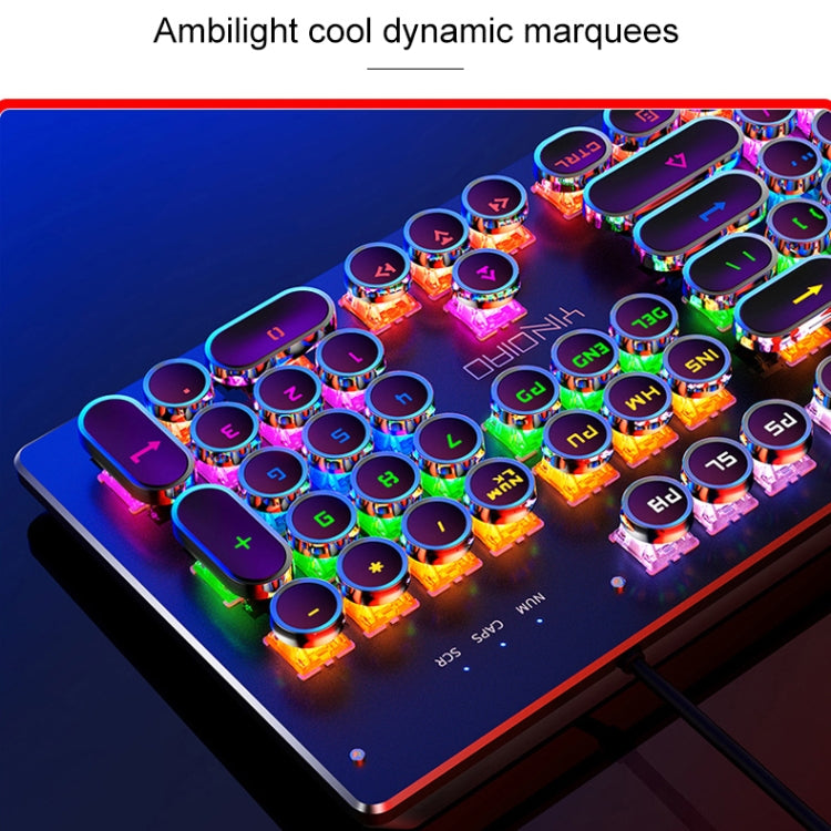 YINDIAO Classic Square Keys Mixed Light USB Mechanical Gaming Wired Keyboard, Blue Shaft, Square Keys,Blue Shaft (Black), Square Keys,Blue Shaft (White)