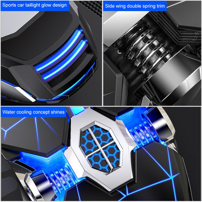 YINDIAO 3200DPI 4-modes Adjustable 7-keys RGB Light Wired Gaming Mechanical Mouse, Style: Audio Version, Style: Audio Version