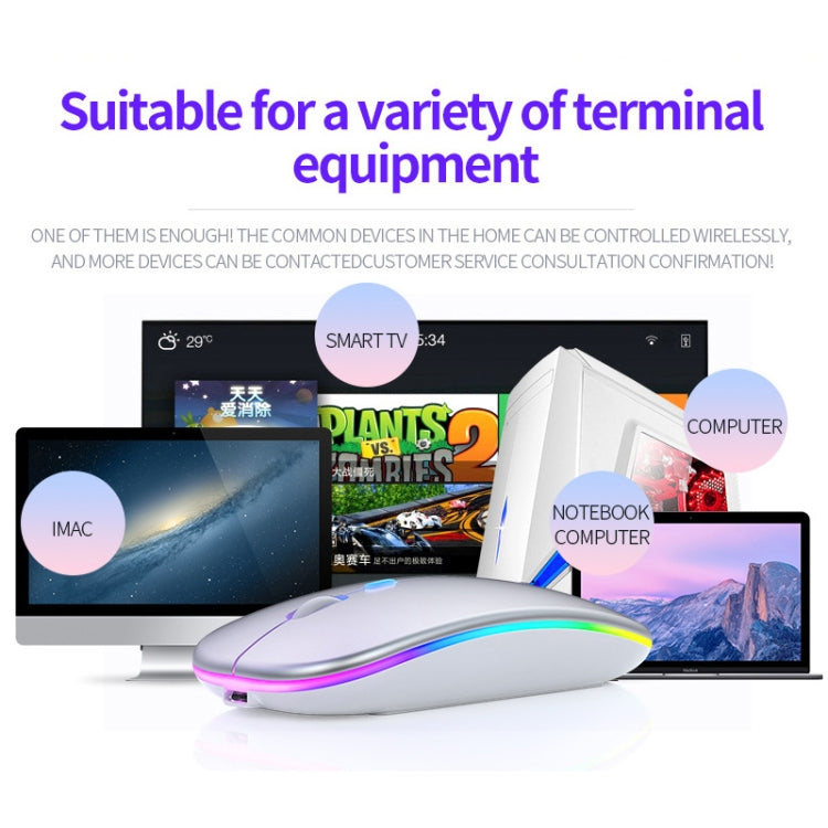 YINDIAO A2 2.4GHz 1600DPI 3-modes Adjustable Wireless Silent Mouse, Battery Powered, Battery ver.