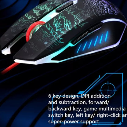 Chasing Leopard T9 USB Wired Gaming Backlight Gaming Mouse