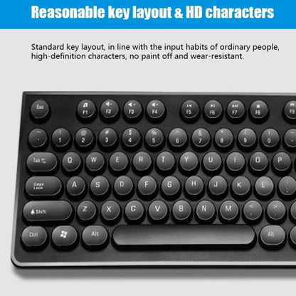 ZGB S500 Square Key USB Wired Computer Keyboard, Square Key (Black), Square Key (White)