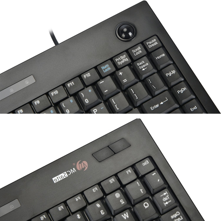 MC Saite MC-9712 Wired 88 Keys Multimedia Computer Keyboard with Trackball for Windows, MC-9712