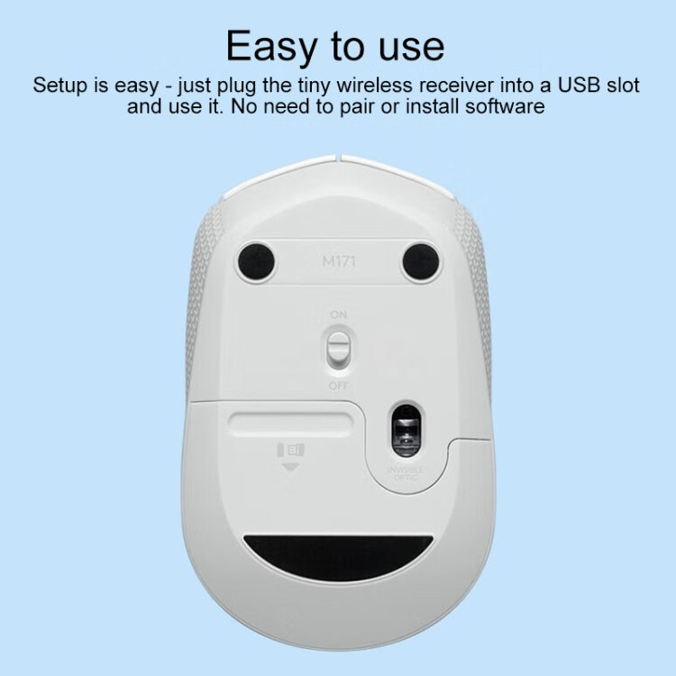 Logitech M172 1000DPI 2.4GHz Wireless Mouse, M172