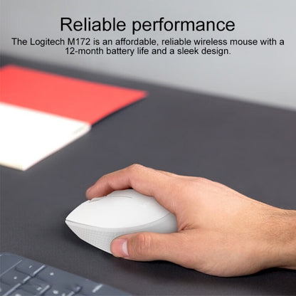 Logitech M172 1000DPI 2.4GHz Wireless Mouse, M172