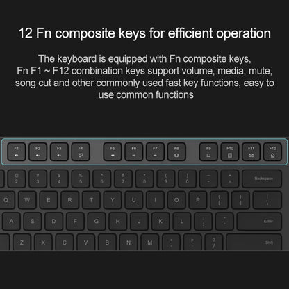 Original Xiaomi 2.4GHz Wireless Keyboard + Mouse Set for Notebook Desktop Laptop, Gen2