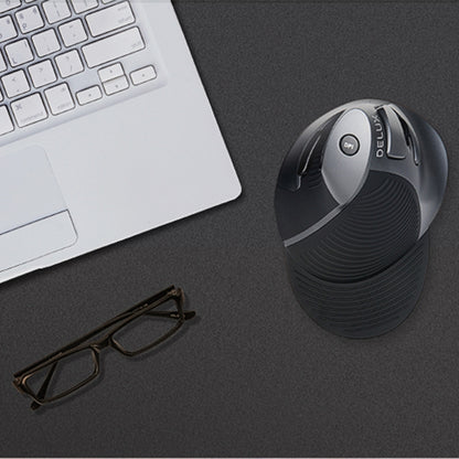 DELUX M618GX Wireless Ergonomic Vertical Mouse 1600DPI Optical Mouse, M618GX