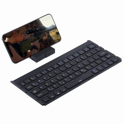 GK808 Ultra-thin Foldable Bluetooth V3.0 Keyboard, Built-in Holder, Support Android / iOS / Windows System, GK808 (Black), GK808 (Rose Gold)