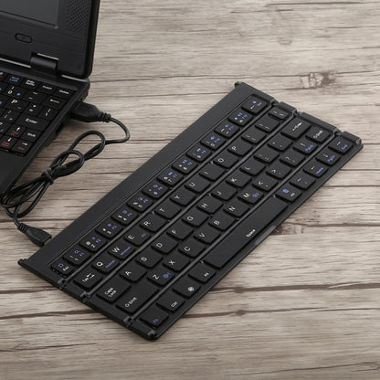 GK808 Ultra-thin Foldable Bluetooth V3.0 Keyboard, Built-in Holder, Support Android / iOS / Windows System, GK808 (Black), GK808 (Rose Gold)