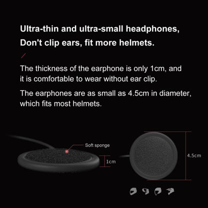 Dier DK11 800m Helmet Wireless Bluetooth Headset 5.0 Waterproof Double Motorcycle Call headset, DK11