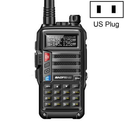 Baofeng BF-UV5R Plus S9 FM Interphone Handheld Walkie Talkie, US Plug, Silver, US Plug, Black, US Plug, Red, US Plug