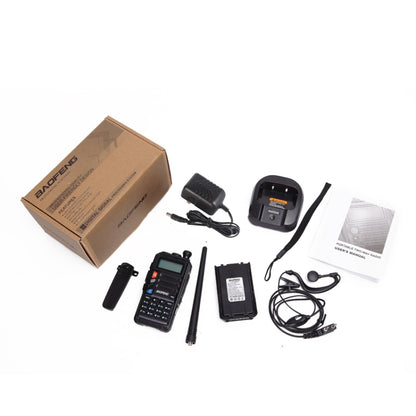 Baofeng BF-UV5R Plus S9 FM Interphone Handheld Walkie Talkie, US Plug, Silver, US Plug, Black, US Plug, Red, US Plug