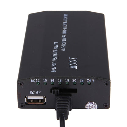 Laptop Notebook Power 100W Universal Charger with Car Charger & AC Power Adapter & 8 Power Adapters & 1 USB Port for Samsung, Sony, Asus, Acer, IBM, HP, DELL,US Plug, US Plug