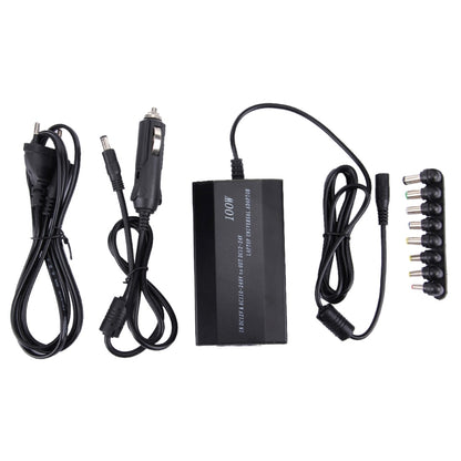 Laptop Notebook Power 100W Universal Charger with Car Charger & AC Power Adapter & 8 Power Adapters & 1 USB Port for Samsung, Sony, Asus, Acer, IBM, HP, DELL, UK Plug, AU Plug, EU Plug, UK Plug