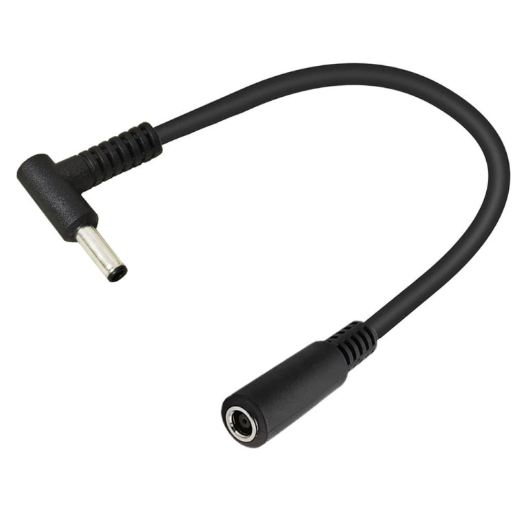 4.5 x 3.0mm Elbow Male to Female Adapter 15cm DC Power Extension Cable for HP, 4.5 x 3.0mm
