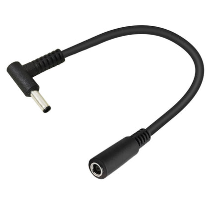 4.5 x 3.0mm Elbow Male to Female Adapter 15cm DC Power Extension Cable for HP, 4.5 x 3.0mm