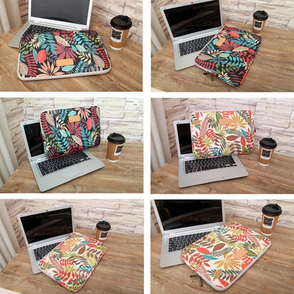 Lisen 12 inch Sleeve Case Colorful Leaves Zipper Briefcase Carrying Bag for iPad, Macbook, Samsung, Lenovo, Sony, DELL Alienware, CHUWI, ASUS, HP, 12 inch and Below Laptops / Tablets, 12 inch