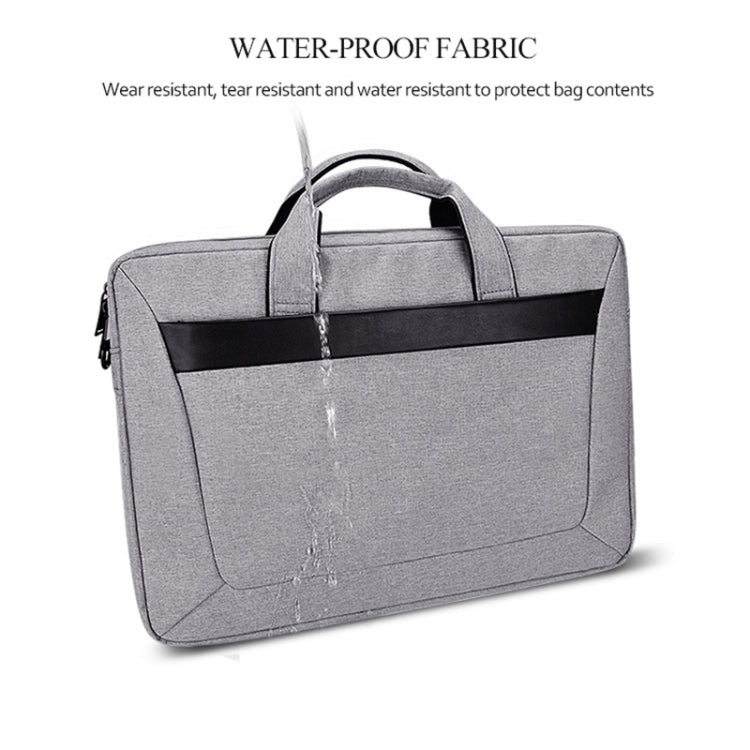 DJ06 Oxford Cloth Waterproof Wear-resistant Portable Expandable Laptop Bag for 14.1 inch Laptops, with Detachable Shoulder Strap, 14.1 inch