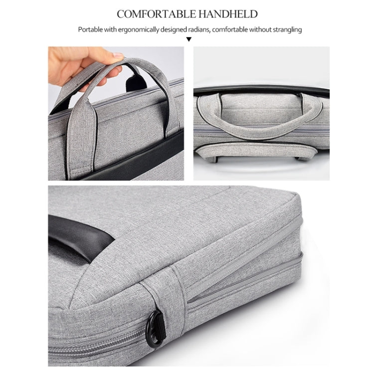 DJ06 Oxford Cloth Waterproof Wear-resistant Portable Expandable Laptop Bag for 15.4 inch Laptops, with Detachable Shoulder Strap, 15.4 inch