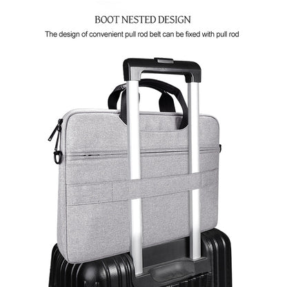 DJ08 Oxford Cloth Waterproof Wear-resistant Laptop Bag for 14.1 inch Laptops, with Concealed Handle & Luggage Tie Rod & Adjustable Shoulder Strap, 14.1 inch