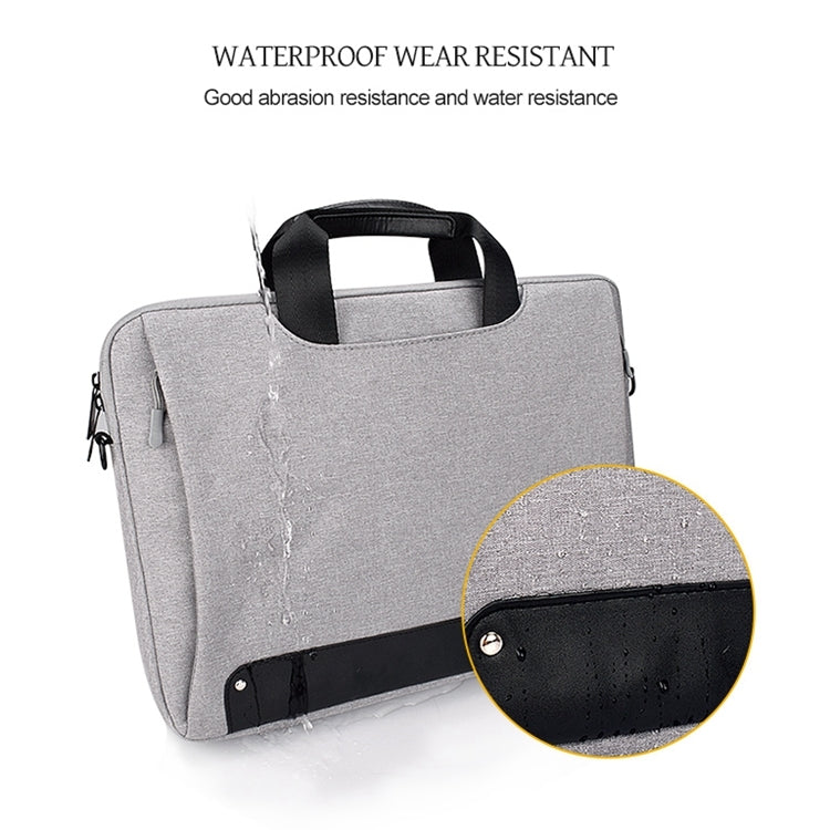 DJ08 Oxford Cloth Waterproof Wear-resistant Laptop Bag for 14.1 inch Laptops, with Concealed Handle & Luggage Tie Rod & Adjustable Shoulder Strap, 14.1 inch