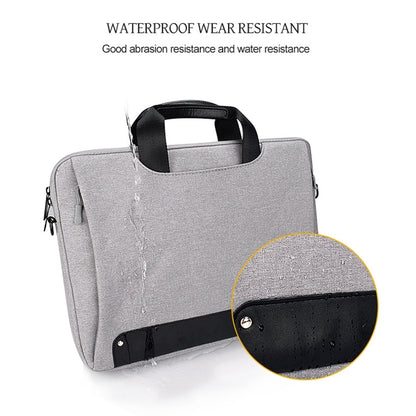 DJ08 Oxford Cloth Waterproof Wear-resistant Laptop Bag for 15.4 inch Laptops, with Concealed Handle & Luggage Tie Rod & Adjustable Shoulder Strap, 15.4 inch