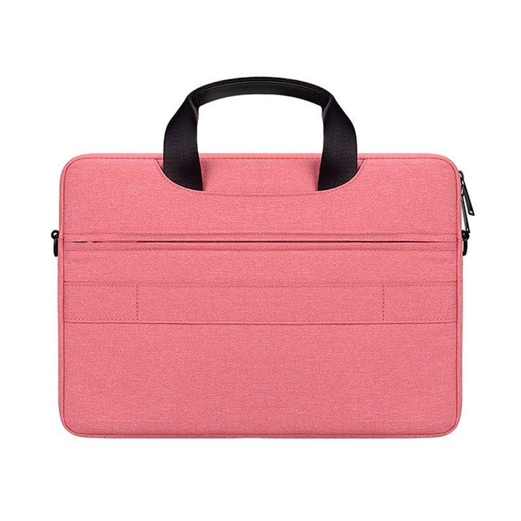 DJ08 Oxford Cloth Waterproof Wear-resistant Laptop Bag for 15.4 inch Laptops, with Concealed Handle & Luggage Tie Rod & Adjustable Shoulder Strap, 15.4 inch