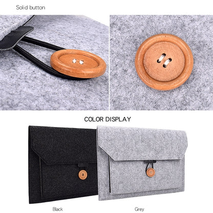 ND06 Multi-purpose Felt Button Laptop Inner Bag for 15.4 inch Laptop, 15.4 inch