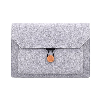 ND06 Multi-purpose Felt Button Laptop Inner Bag for 15.4 inch Laptop, 15.4 inch