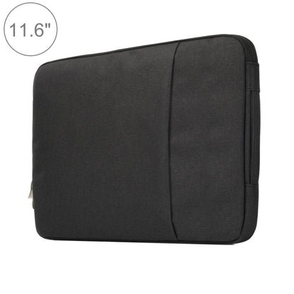 11.6 inch Universal Fashion Soft Laptop Denim Bags Portable Zipper Notebook Laptop Case Pouch for MacBook Air, Lenovo and other Laptops, Size: 32.2x21.8x2cm, 11.6 inch Grey, 11.6 inch Dark Blue, 11.6 inch Black