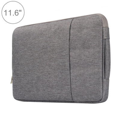 11.6 inch Universal Fashion Soft Laptop Denim Bags Portable Zipper Notebook Laptop Case Pouch for MacBook Air, Lenovo and other Laptops, Size: 32.2x21.8x2cm, 11.6 inch Grey, 11.6 inch Dark Blue, 11.6 inch Black