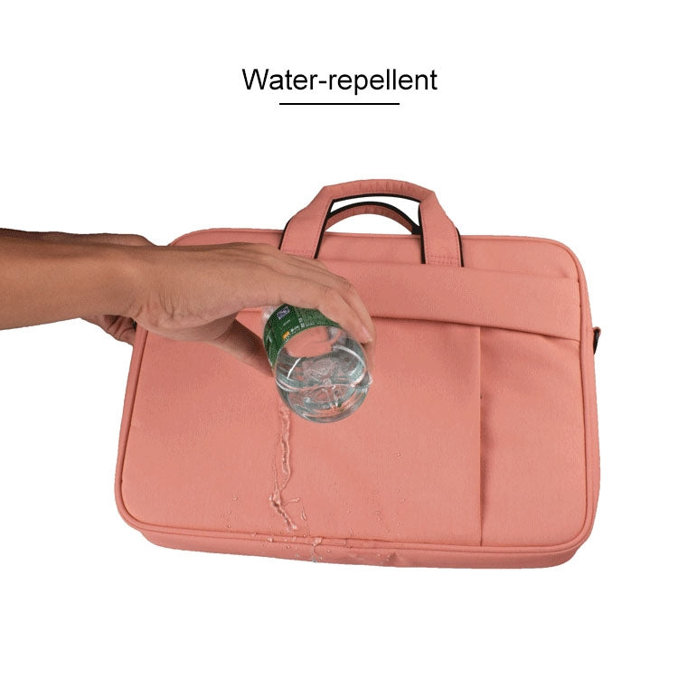 DJ03 Waterproof Anti-scratch Anti-theft One-shoulder Handbag for 13.3 inch Laptops, with Suitcase Belt, DJ03 13.3 inch Black, DJ03 13.3 inch Pink, DJ03 13.3 inch Navy Blue