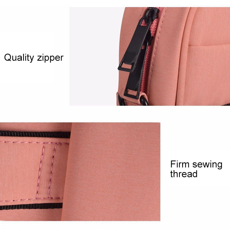 DJ03 Waterproof Anti-scratch Anti-theft One-shoulder Handbag for 13.3 inch Laptops, with Suitcase Belt, DJ03 13.3 inch Black, DJ03 13.3 inch Pink, DJ03 13.3 inch Navy Blue