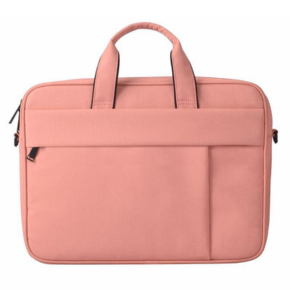 DJ03 Waterproof Anti-scratch Anti-theft One-shoulder Handbag for 15.6 inch Laptops, with Suitcase Belt, DJ03 15.6 inch Black, DJ03 15.6 inch Pink, DJ03 15.6 inch Navy Blue